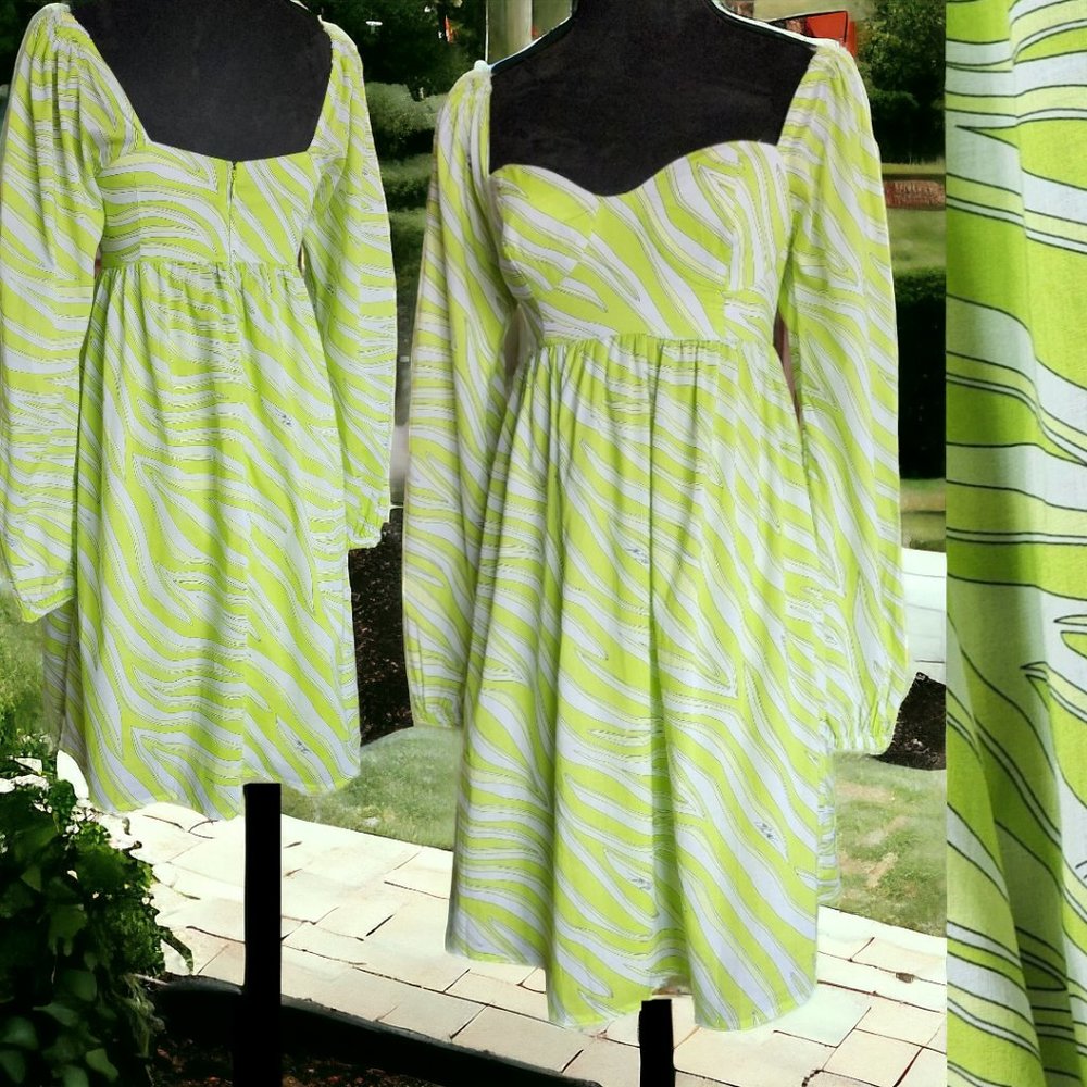 NWT MICHAEL KORS (2) Zebra Print Cotton Lawn Dress